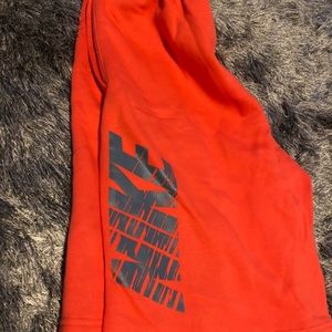 Orange Nike shorts XL